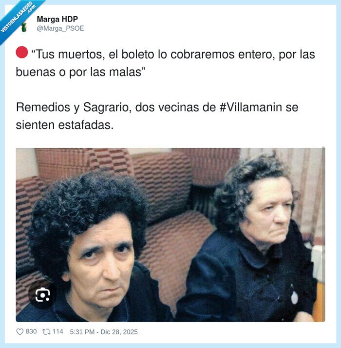 Villamanin,estafa,vecinas,boleto,mortal,puerto hurraco
