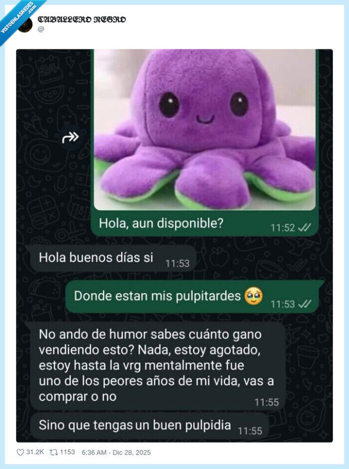 pulpitardes,vendedor,agotamiento,compras,pulpidia