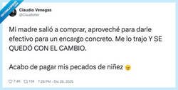 Enlace a Cuando por fin eres adulto y descubres que el cambio era una estafa piramidal familiar, por @Claudiotter