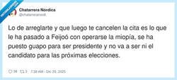 Enlace a No le sale una bien, por @chatarreranordi