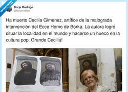 Enlace a DEP Cecilia Gimenez, creadora de uno de los mejores memes