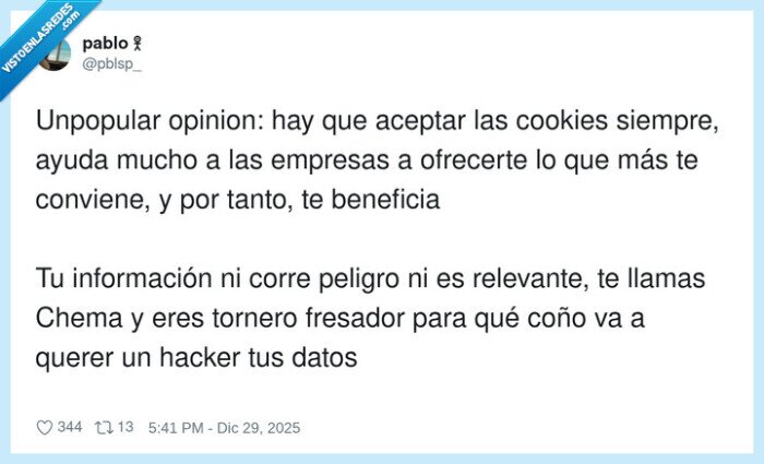 cookies,opini&oacute;n,datos,empresas,beneficio