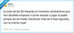 Enlace a No es que me haya dado por el pádel, es que me da alergia la responsabilidad, por @arobthc