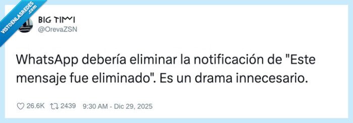 whatsapp,mensaje,borrado,drama,notificacion