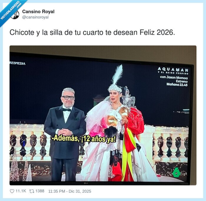 Chicote,2026,Aquam&aacute;n,futuro,televisi&oacute;n