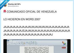Enlace a Cuando tu “comunicado oficial” lo haces a última hora en WordPad y aún te crees serio, por @stanleybostero