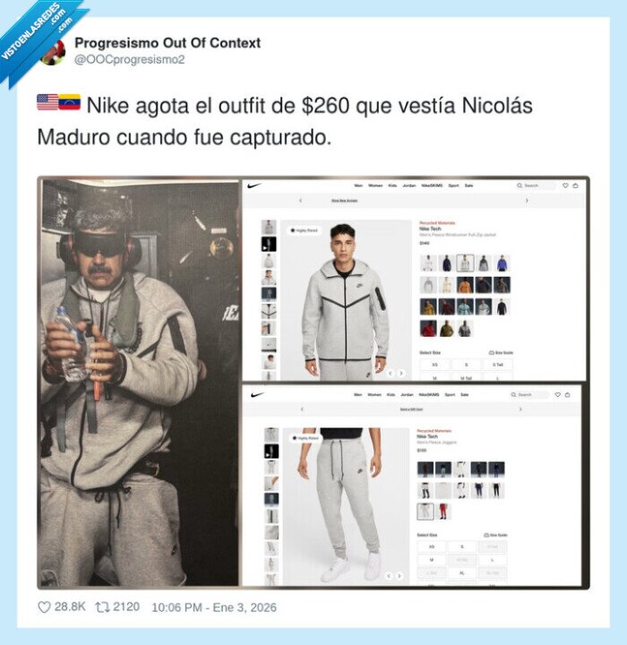 Venezuela,ch&aacute;ndal,nike