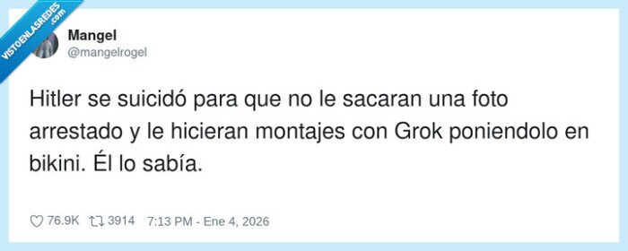 Hitler,suicidio,fotos,Grok,bikini