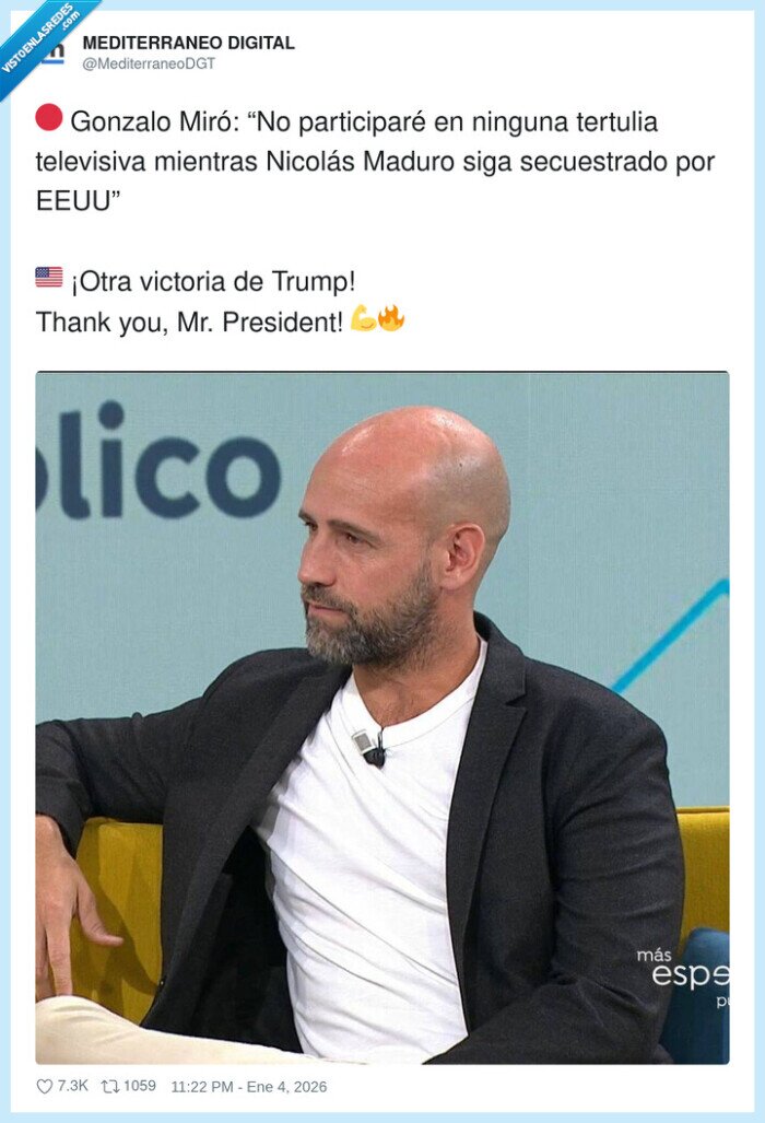 gonzalo Mir&oacute;,trump,maduro,venezuela