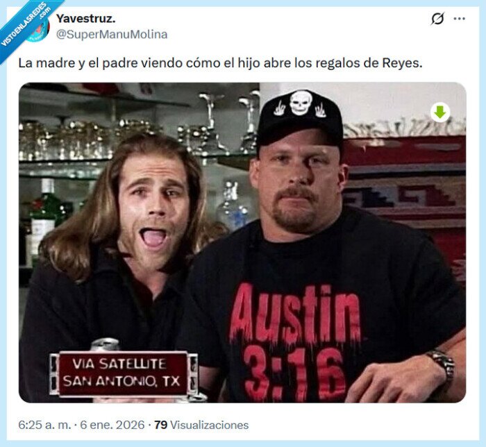 reyes,regalos,wwe,madre,padre