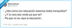 Enlace a En mi casa la educación es voluntaria… pero la hostia no, por @gibirruweinao