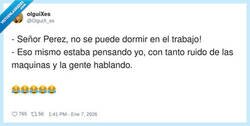Enlace a Yo intentando ser productivo y la oficina empeñada en existir con sonido, por @OlguiX_es