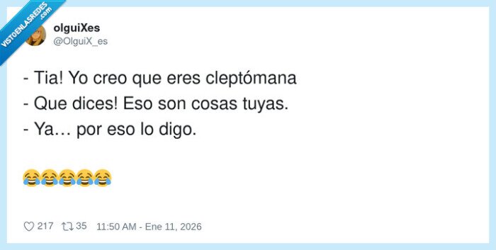 tia,cleptomania,cosas,chiste,familia