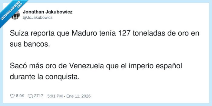 Maduro,oro,Suiza,Venezuela,espa&ntilde;ol