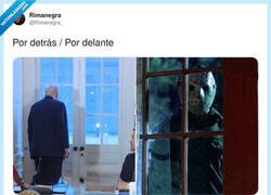 Enlace a Las dos caras de Trump, por @Rimanegra_