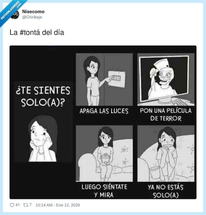 soledad,pelicula_terror,miedo,comida,sorpresa