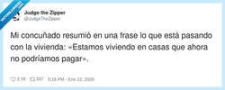 Enlace a Me he quedado a vivir en mi propio pasado: ahora no me llega ni para mi casa, por @JudgeTheZipper