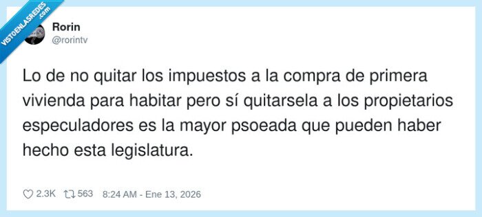impuestos,vivienda,especulaci&oacute;n,legislatura,psoeada