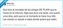 Enlace a Dedicado a todos esos amigos de playa de la infancia, por @_ManCityArg