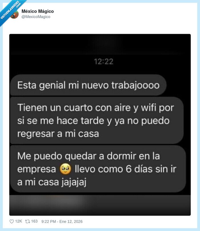 1712331 - Lo de “buen ambiente” era que el ambiente es tu casa, por @MexicoMagico