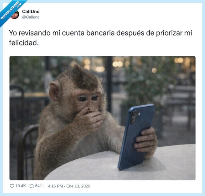 1712411 - Pues va a ser que el banco no acepta vibras positivas, por @Callunc