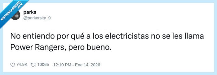 electricistas,power rangers
