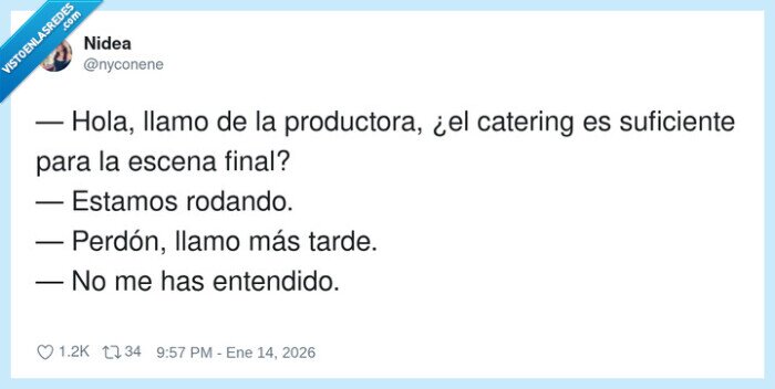 catering,rodaje,productora,malentendido,comunicaci&oacute;n