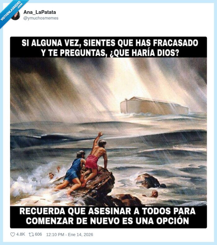 Dios,Arca,Fracaso,Reiniciar