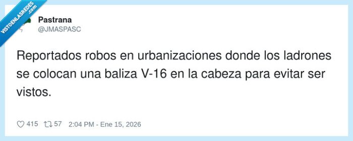 robos,balizaV16,ladr&oacute;n,urbanizaciones,cabeza
