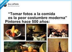 Enlace a Critican las fotos a la comida y hace 500 años ya la estaban subiendo en óleo, por @ymuchosmemes