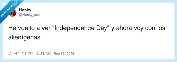 Independence Day,alien&iacute;genas