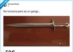 Enlace a La Espada de Gondor: no brilla con orcos, pero con mi suegra se queda corta