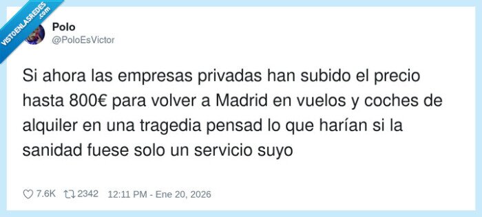 sanidad,precios,vuelos,tragedia,empresa