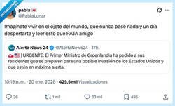 Enlace a Yo viviendo en mi pueblo tranquilo y Twitter decidiendo hoy ser Mad Max, por @PablaLunar