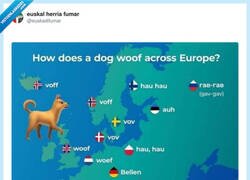 Enlace a En España el perro ladra “guau”, y en el resto de Europa directamente tienen un ictus, por @euskadifumar