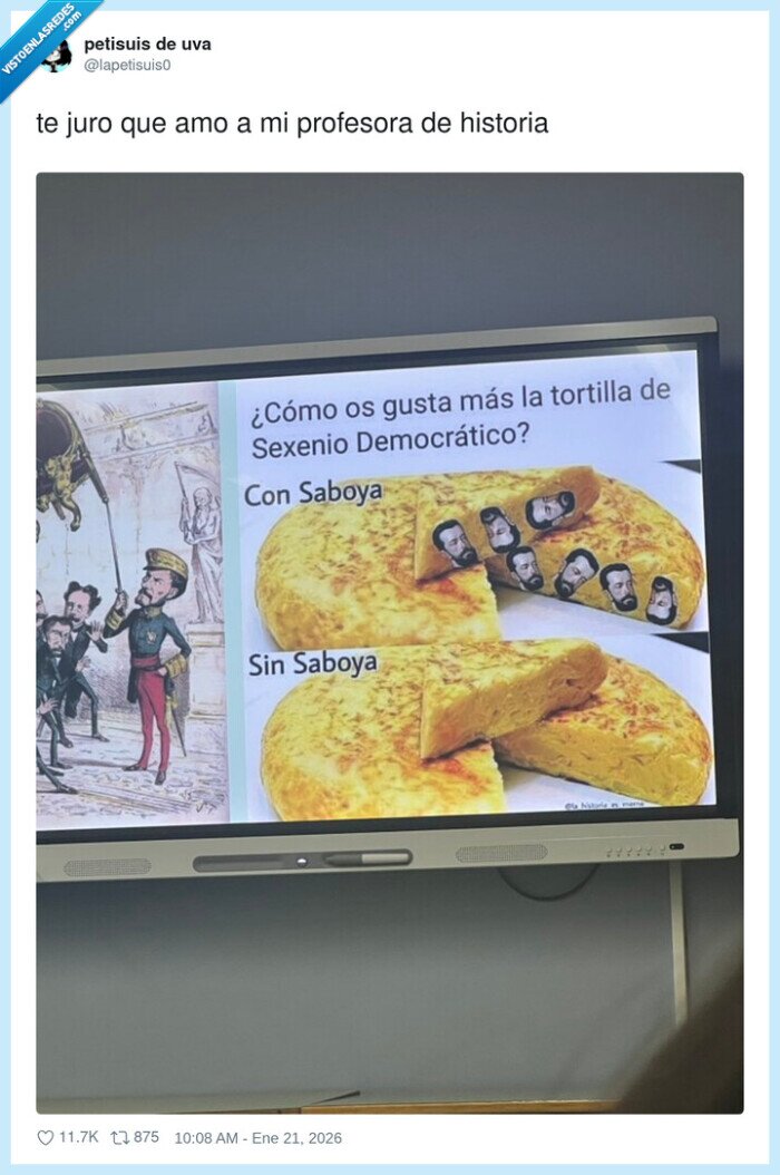 historia,tortilla,sexenio,saboya,clase