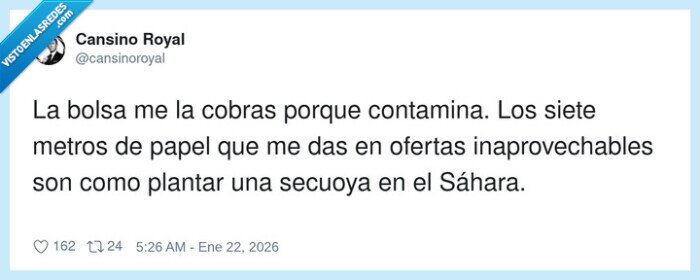 bolsa,contaminacion,papel,ofertas,secuoya