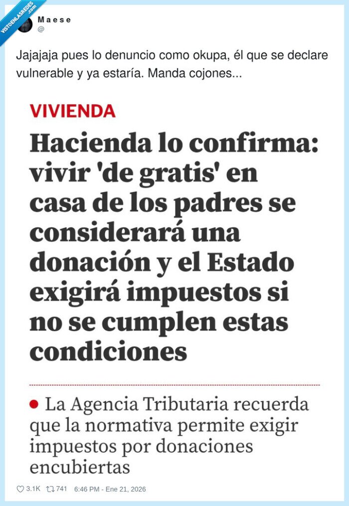 vivienda,impuestos,donacion,hacienda,gratuita