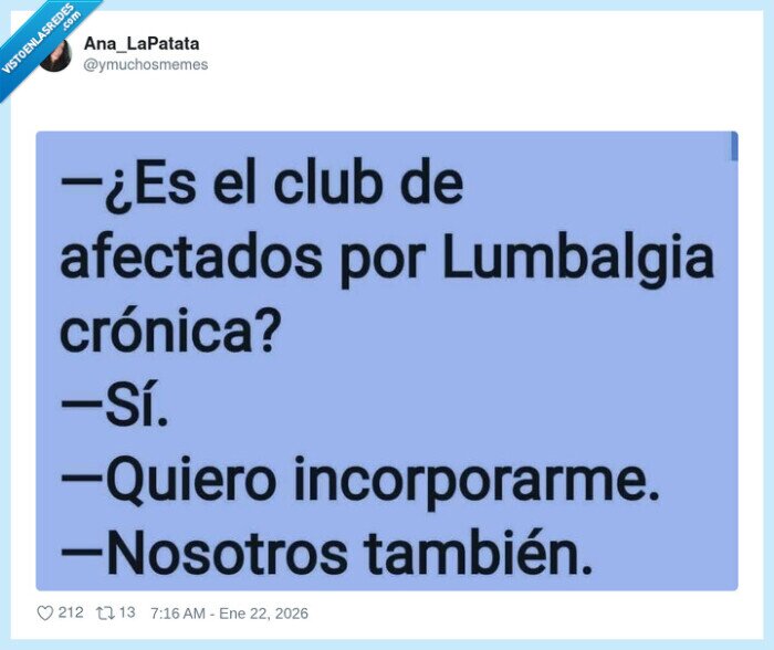 lumbalgia,afectados,club