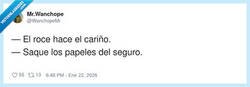 Enlace a El roce hace el cariño… hasta que aparece el parte amistoso, por @WanchopeMr
