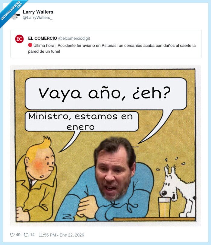 Ministro,Accidente,Ferrocarril,Enero,T&uacute;nel,oscar puente