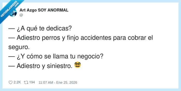 adiestramiento,seguro,negocio,siniestro