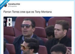 Enlace a Ferran Torres después de ver Scarface: “mi área, mis normas”, por @Tocapilotes