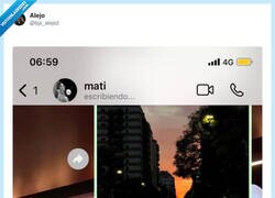 Enlace a Hay gente que te hace un atardecer de National Geographic y tú respondes con un bocata triste y patatas, por @bjs_alejo2