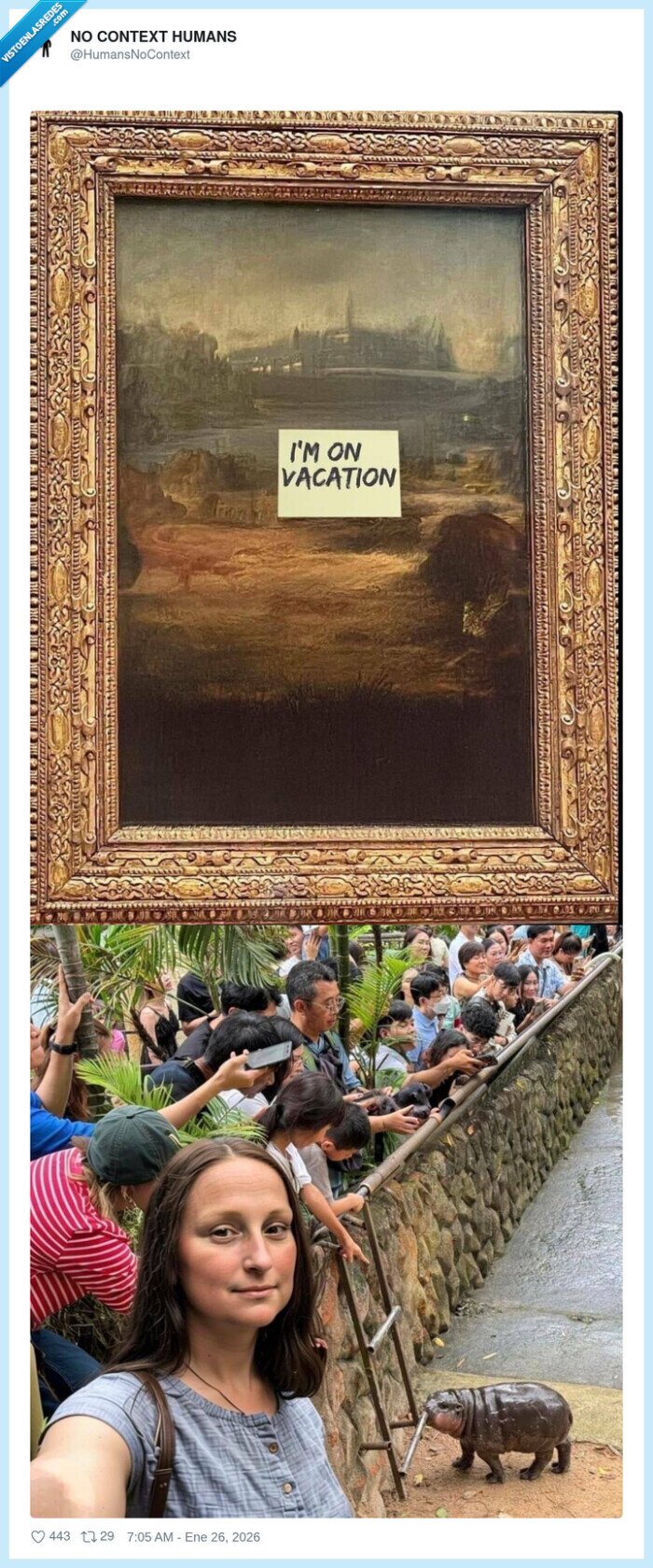 vacaciones,pintura,hipop&oacute;tamo,museo,selfie