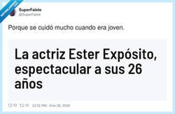Enlace a Que tiene 26, no 56, por @SuperFalete