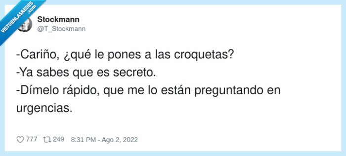 croquetas,secreto,urgencias,cacharrer&iacute;a,familia