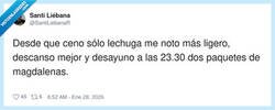 Enlace a Vida sana de día, atracón con agenda de noche, por @SantiLiebanaR