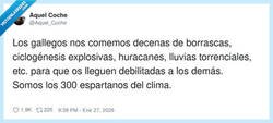 Enlace a En Galicia el paraguas no es accesorio: es equipamiento táctico, por @Aquel_Coche