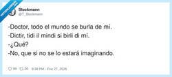 Enlace a Cuando vas al médico por bullying y sales con un acento nuevo, por @T_Stockmann